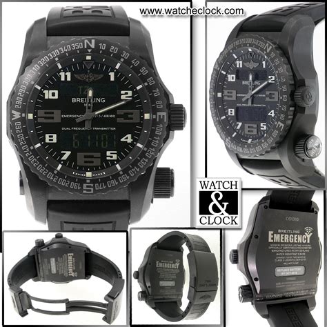 breitling con cinturino in caucciu|Prices for New Breitling Emergency .